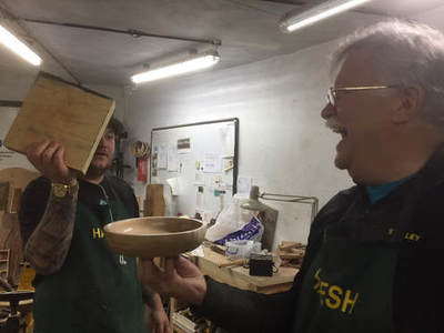 Well done Sam with a little help from Stewart  you have gone from that to this bowl